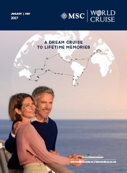 World Cruise 2027 Brochure Front Cover World Cruise 2027 Brochure Front Cover