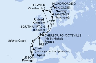 grand atlantic and fjords
