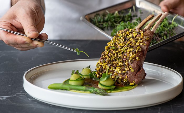 Dining steak onboard Dining steak onboard