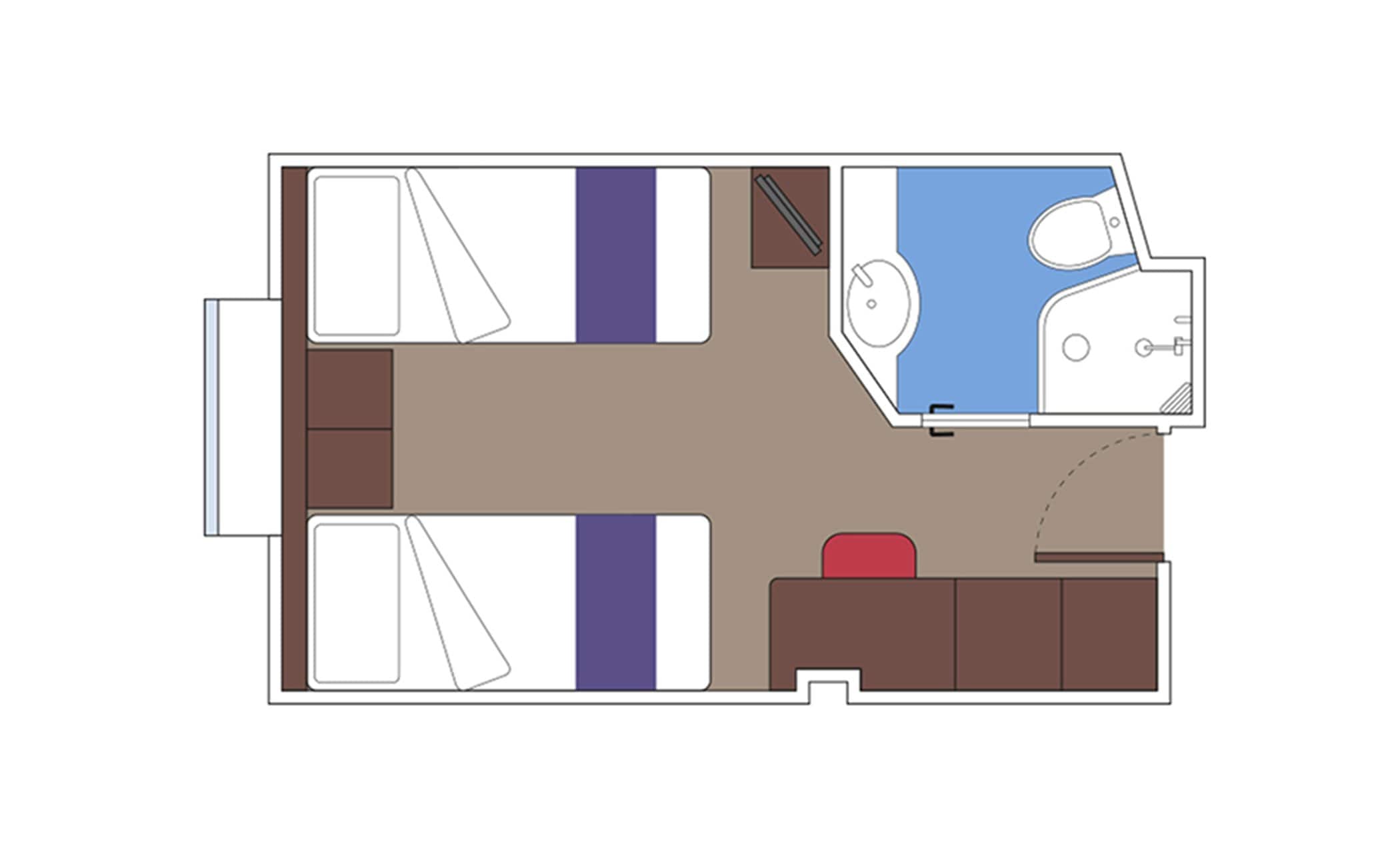 MSC Divina Cabin: Ocean View | MSC Cruises