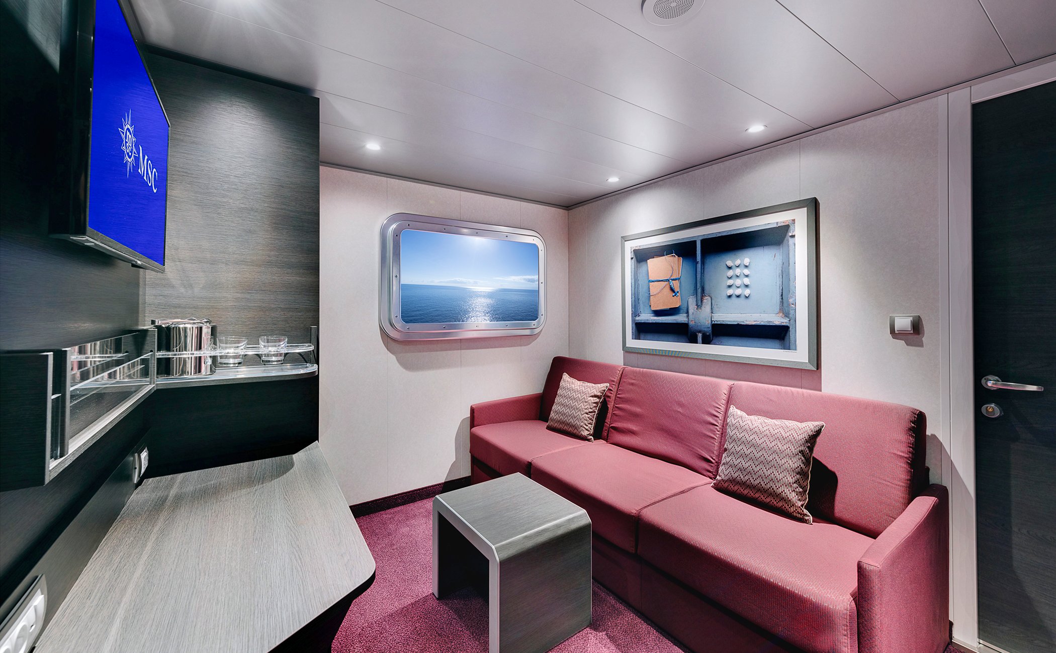MSC Meraviglia Cabin: Interior Studio 07